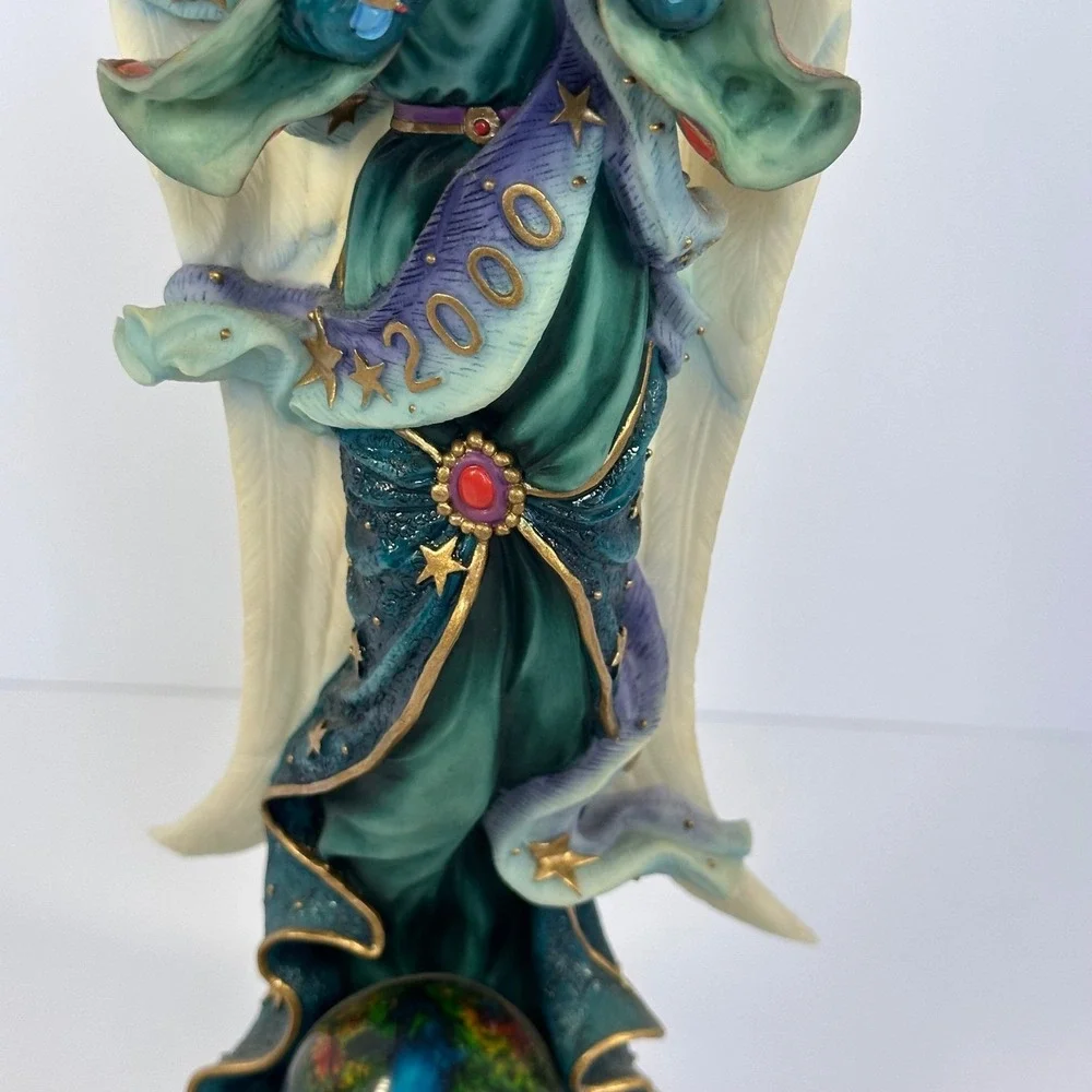 Lenox Millennium Pencil Angel‎ Figurine The World is at Her Feet 1999 - Picture 7 of 16
